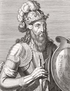 Król Portugalii Afonso III. Portret. autorstwa Unknown artist