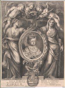 Król Hiszpanii Karol II (druk) autorstwa Unknown artist