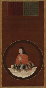 Kobo Daishi jako dziecko siedzące na lotosie autorstwa Unknown artist