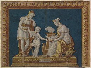 Tapeta Fire Board "La Constance" autorstwa Unknown artist