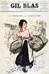 La fishonniere autorstwa Auguste Marin. W „”Gil Blas””, dnia 27.05.1898 r. autorstwa Unknown artist