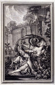 La sługa usprawiedliwiony - w „Opowieściach i opowiadaniach wierszem”” Jean La Fontaine. 1762. autorstwa Unknown artist