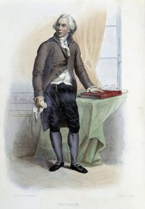 Ojciec Jacques Delille - we „Francuskim Plutarchu”, red. Mennechet, Paryż autorstwa Unknown artist