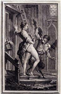 Diabeł z Papefiguiere- w „”Opowieściach i opowiadaniach wierszem”” Jean La Fontaine. 1762.