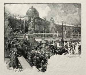 Pałac Sztuk Wyzwolonych, Zewnątrz autorstwa Unknown artist