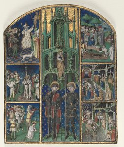 Kartka z Godzin księcia Ludwika Sabaudzkiego: święci Nereus i Achilleus autorstwa Unknown artist