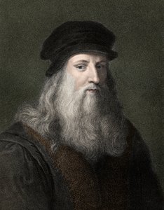 Leonardo da Vinci (1452-1519) autorstwa Unknown artist