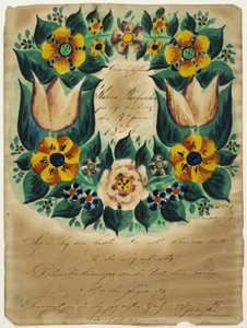 List gratulacyjny dla Karny Martensdottir autorstwa Unknown artist