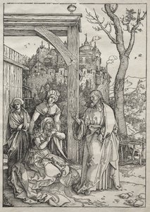 Życie Dziewicy: Chrystus żegna się ze Swoją Matką autorstwa Unknown artist