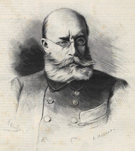 Louis Léon César Faidherbe (1818 - 1889) Francuski generał i kolonizator, rycina z XIX wieku. Kolekcja Bianchetti autorstwa Unknown artist