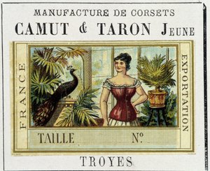 Produkcja gorsetów Camut i Taron Young autorstwa Unknown artist