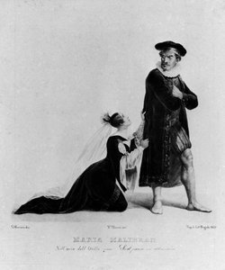 Maria Garcia nazwała piosenkarkę Malibran (1808-1836) dand „Otello” Giuseppe Verdiego: „„ Ojcze, jeśli mnie opuścisz ... ” autorstwa Unknown artist