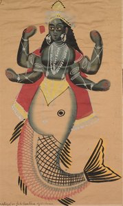 Matka, Ryba Awatar Wisznu autorstwa Unknown artist