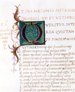 Metamorfozy Owidiusza. Rękopis z XV wieku. Comunale biblioteca de Rimini autorstwa Unknown artist