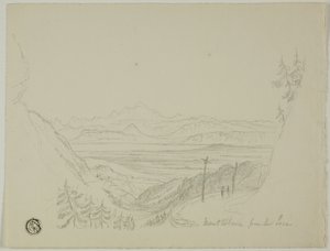 Mont Blanc z Jury autorstwa Unknown artist