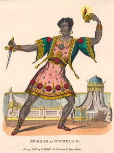Pan Kean jako Othello autorstwa Unknown artist