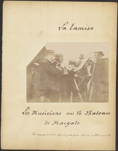 [Muzycy na łodzi z Margate]. autorstwa Unknown artist