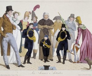 Muzycy na ulicy: młodzi artyści (róg) - Carnavalet autorstwa Unknown artist