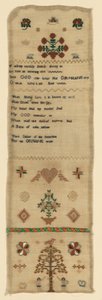Needlecase Sampler autorstwa Unknown artist