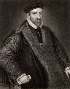 Nicholas Bacon (1509-1579) autorstwa Unknown artist
