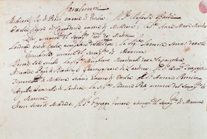 Notatki o inscenizacji opery Mitrydate Giuseppe Aldrovandiniego (1706) autorstwa Unknown artist