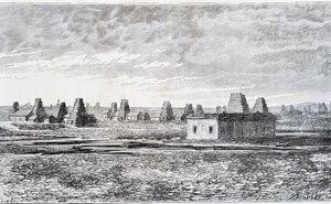Szyby naftowe, Baku, Kaukaz (Nobel) autorstwa Unknown artist