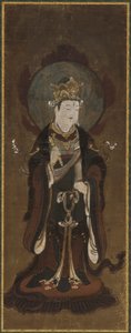 Jeden z dwunastu dewów: Taishaku-ten (<em>Indra</em>) autorstwa Unknown artist