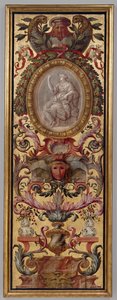 Jeden pomalowany panel autorstwa Unknown artist