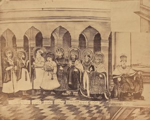 [Obraz przedstawiający Nawabów z Awadh, Indie]. autorstwa Unknown artist