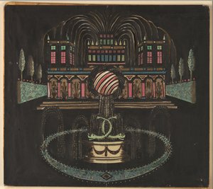 Pałac i Fontanna autorstwa Unknown artist