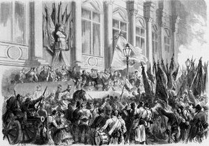 Paryż, La Commune: Ogłoszenie wyników referendum w dniu 26 marca 1871 r. na Place de l