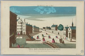 Peep-show, Veu de Londun w Touraine autorstwa Unknown artist