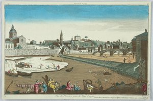 Peep-show, Widok Florencji z Vaga Loggia, 19 autorstwa Unknown artist