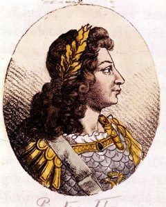 Piotra II (1715-1730). Cesarz Rosji (1727-1730). Grawerunek z początku XIX wieku autorstwa Unknown artist