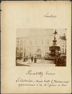 [Piccadilly Circus i Criterion Theatre] autorstwa Unknown artist