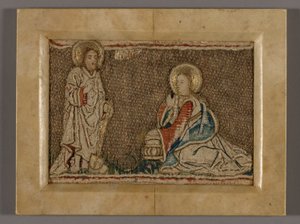 Obraz (prawdopodobnie z ornatu przedstawiającego Chrystusa przed Marią Magdaleną) autorstwa Unknown artist