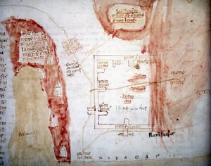 Plan Antiochii (Antakya), miasta Turcji - w „Pielgrzymce do Ziemi Świętej” autorstwa Unknown artist