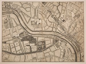 Plan Richmond, Syon i Kew autorstwa Unknown artist