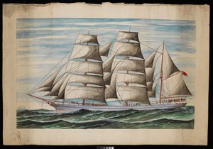 Polinezyjczyk 1876 (gwasz i akwarela) autorstwa Unknown artist