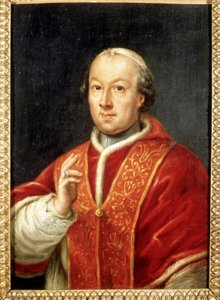 Papież Pius (Pio lub Pius) VI (1717-1799). Anonimowe malowanie. Rzym, Muzeum Risorgimento. autorstwa Unknown artist