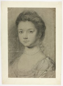 Portret popiersie młodej kobiety autorstwa Unknown artist