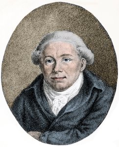 Portret Georg Christoph Lichtenberg (1742-1799) Niemiecki naukowiec, satyryk i anglofil - grawerowanie - autorstwa Unknown artist