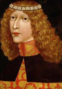 Portret Władysława V pośmiertnego (1440 ok. 1457) Króla Węgier (1444-1457) i Czech (1453-1457) (Władysław I Habsburg lub Władysław - Władysław Pośmiertny (1440-1457) Anonim autorstwa Unknown artist