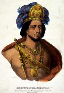 Portret w popiersiu Montezumy (lub Montezumy), ostatniego cesarza Meksyku - chor. XIX w. dok. 16 wiek. autorstwa Unknown artist
