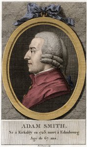 Portret Adama Smitha (1723 - 1790), szkockiego filozofa i ekonomisty. autorstwa Unknown artist