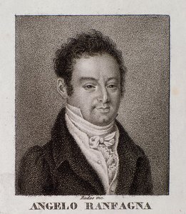 Portret Angelo Ranfagna (rycina) autorstwa Unknown artist