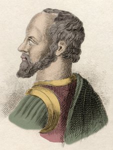 Portret Anny de Montmorency, księcia Montmorency (1492-1567), francuskiego wojskowego, męża stanu i dyplomaty. Rycina XIX wieku. autorstwa Unknown artist