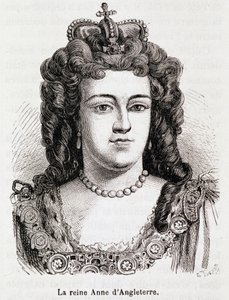 Portret Anny Anglii. autorstwa Unknown artist