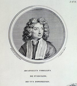 Portret Arcangelo Corelli (rycina) autorstwa Unknown artist