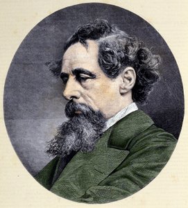 Portret Karola Dickensa (1812-1870), angielskiego pisarza. autorstwa Unknown artist